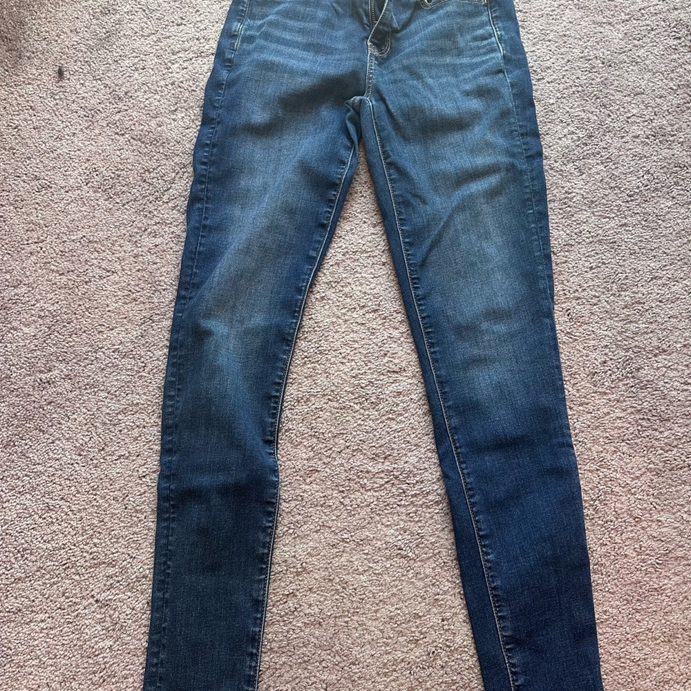 American Eagle Outfitters Dark Blue Skinny Jeans